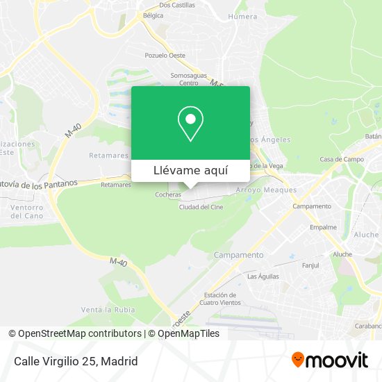 Mapa Calle Virgilio 25