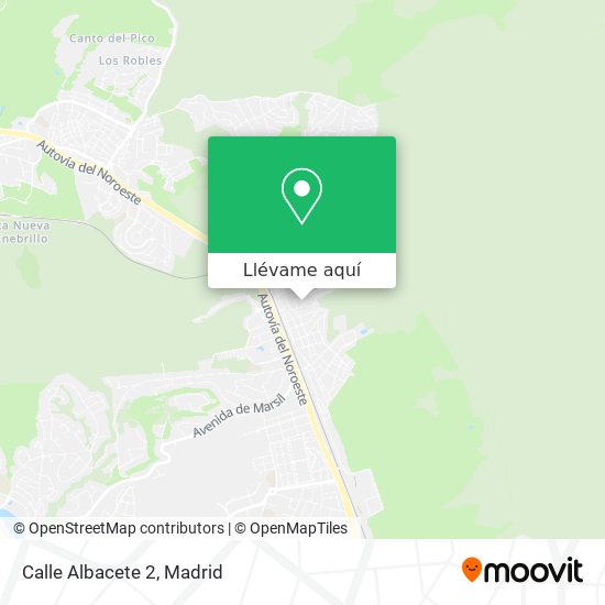 Mapa Calle Albacete 2