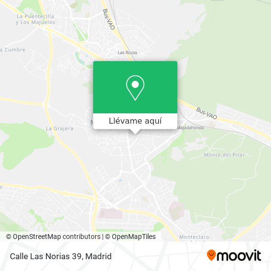 Mapa Calle Las Norias 39