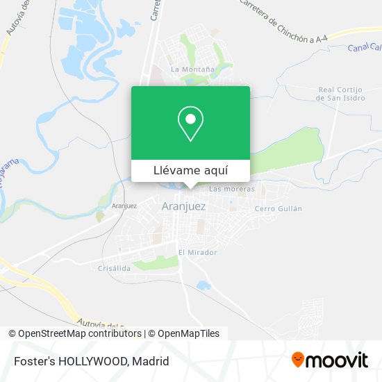 Mapa Foster's HOLLYWOOD