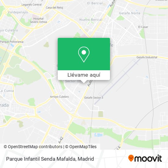 Mapa Parque Infantil Senda Mafalda