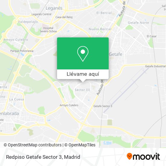 Mapa Redpiso Getafe Sector 3