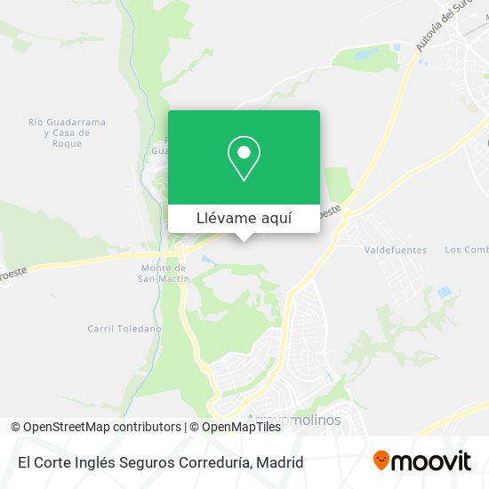 Mapa El Corte Inglés Seguros Correduría