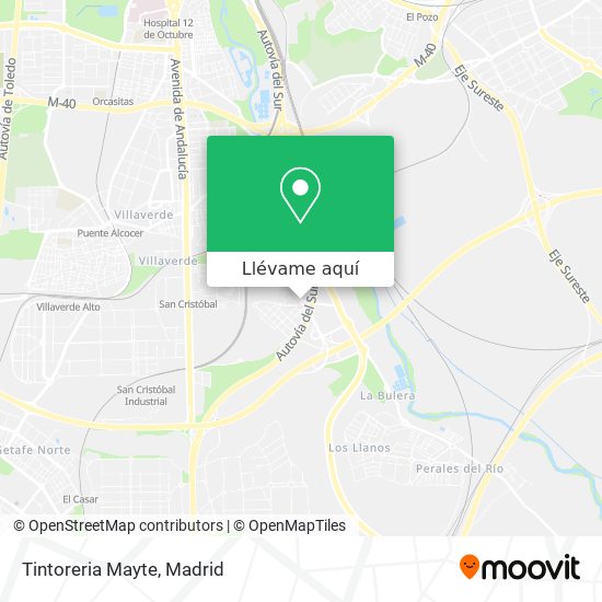 Mapa Tintoreria Mayte