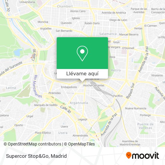 Mapa Supercor Stop&Go