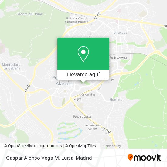 Mapa Gaspar Alonso Vega M. Luisa