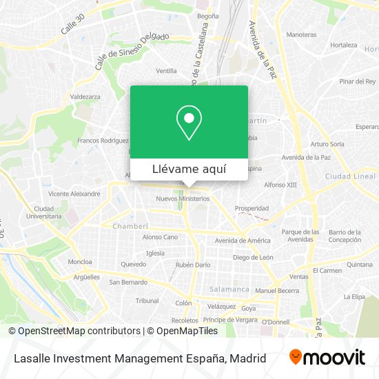 Mapa Lasalle Investment Management España