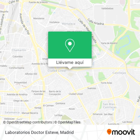 Mapa Laboratorios Doctor Esteve