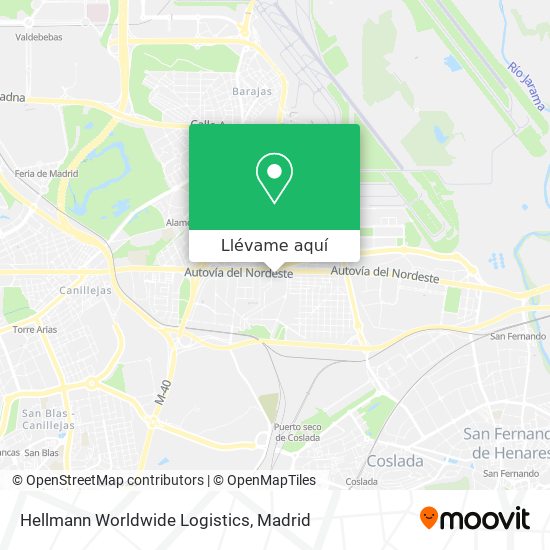 Mapa Hellmann Worldwide Logistics