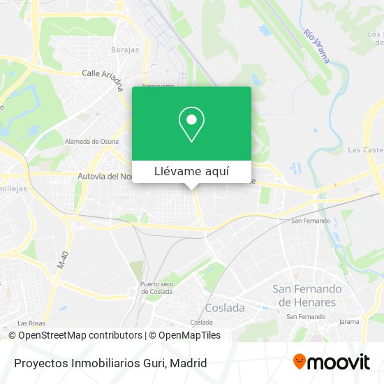 Mapa Proyectos Inmobiliarios Guri