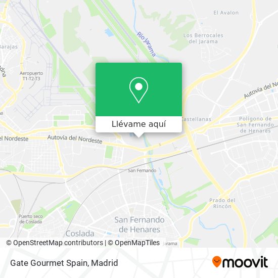 Mapa Gate Gourmet Spain