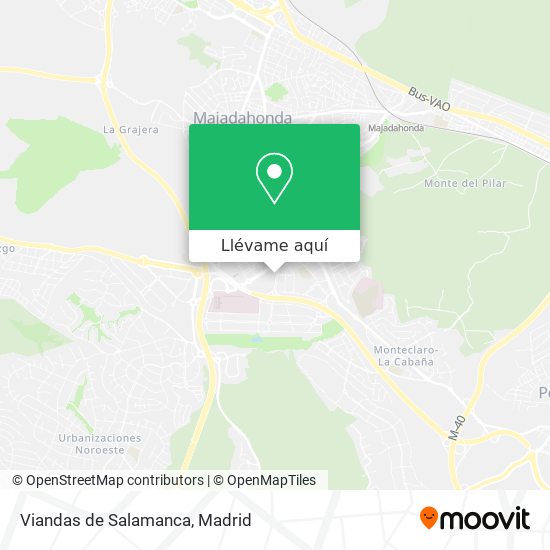 Mapa Viandas de Salamanca