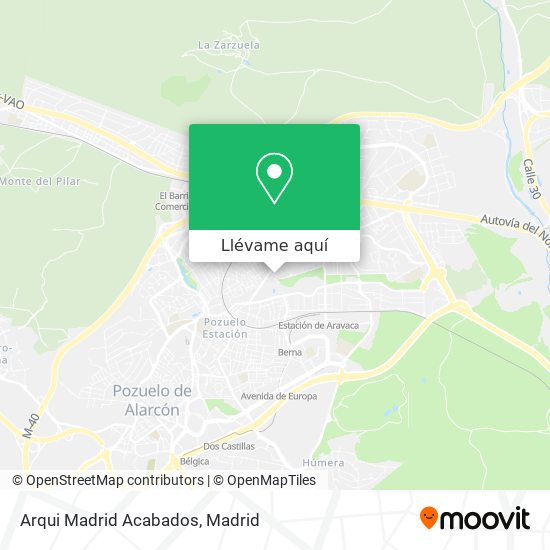 Mapa Arqui Madrid Acabados