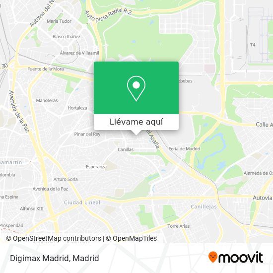 Mapa Digimax Madrid