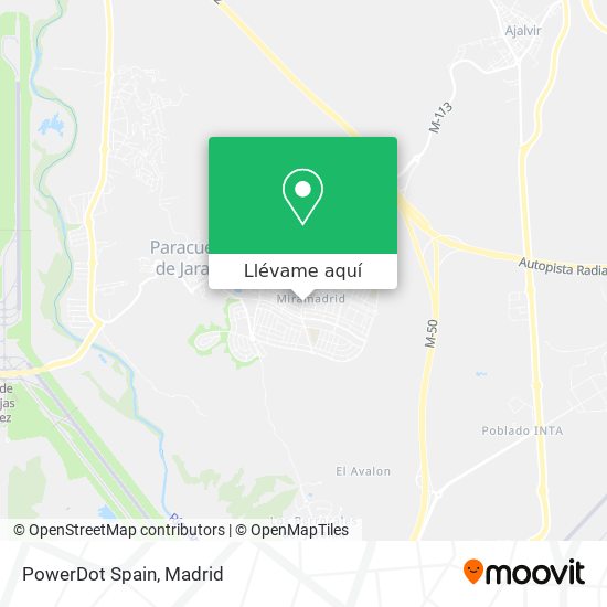 Mapa PowerDot Spain