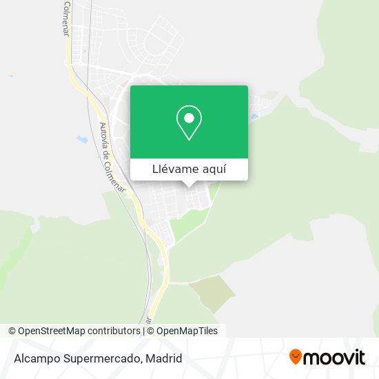 Mapa Alcampo Supermercado