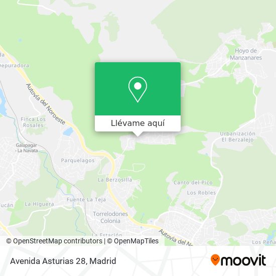 Mapa Avenida Asturias 28