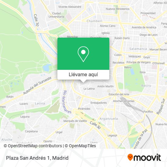Mapa Plaza San Andrés 1