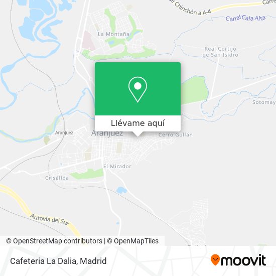 Mapa Cafeteria La Dalia