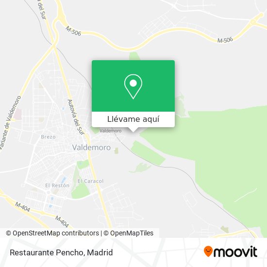 Mapa Restaurante Pencho
