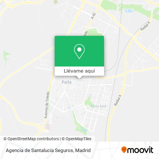 Mapa Agencia de Santalucía Seguros