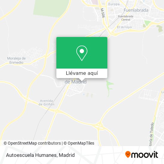Mapa Autoescuela Humanes