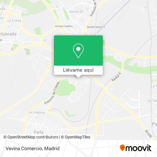 Mapa Vevina Comercio