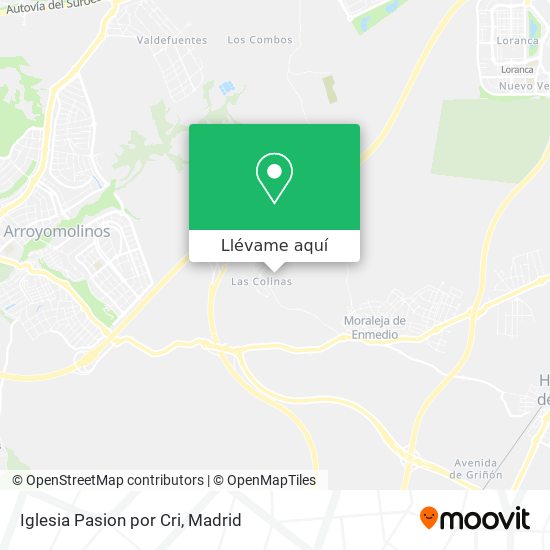 Mapa Iglesia Pasion por Cri