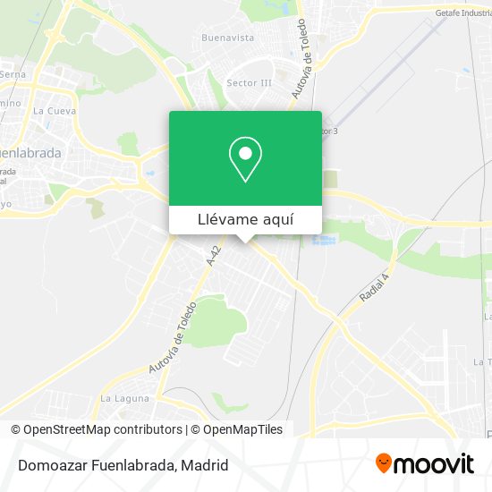 Mapa Domoazar Fuenlabrada