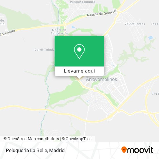 Mapa Peluqueria La Belle