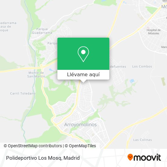 Mapa Polideportivo Los Mosq