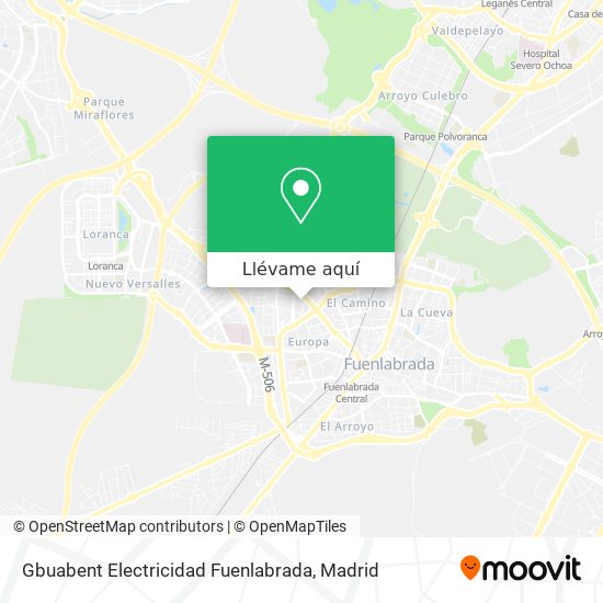 Mapa Gbuabent Electricidad Fuenlabrada