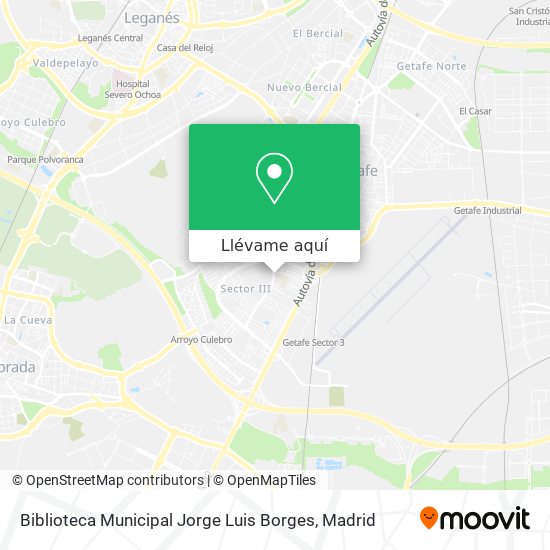 Mapa Biblioteca Municipal Jorge Luis Borges