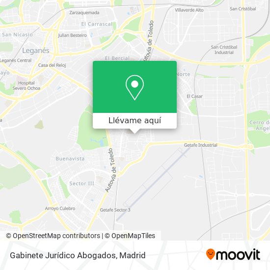 Mapa Gabinete Jurídico Abogados