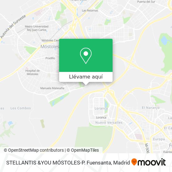 Mapa STELLANTIS &YOU MÓSTOLES-P. Fuensanta