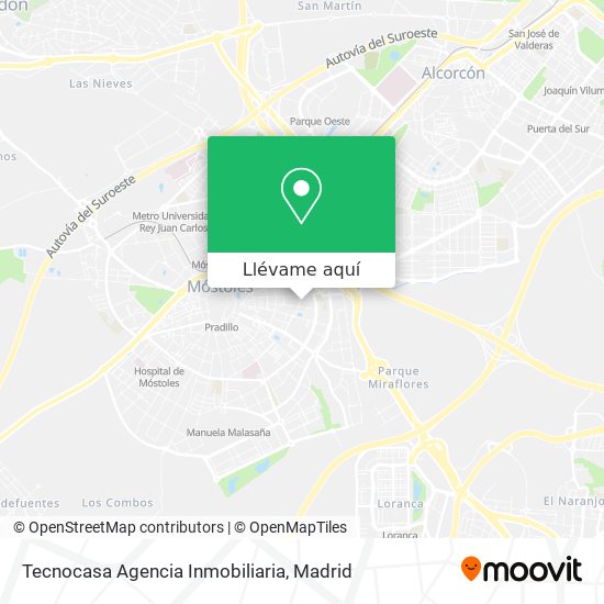 Mapa Tecnocasa Agencia Inmobiliaria