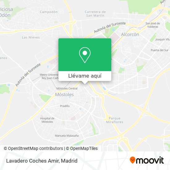 Mapa Lavadero Coches Amir