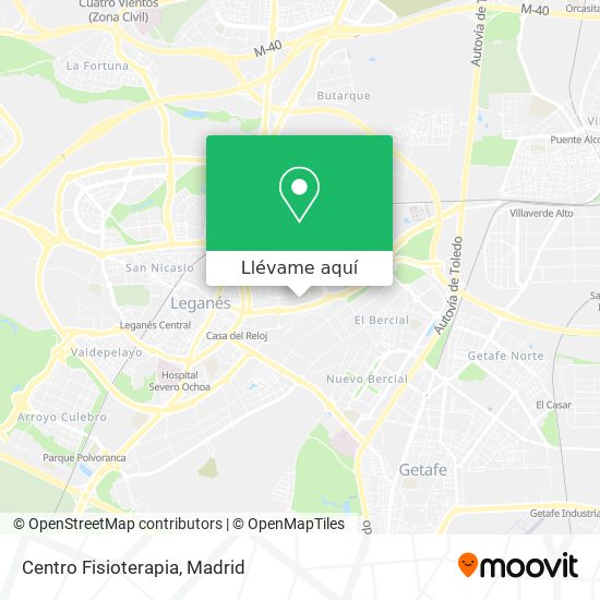 Mapa Centro Fisioterapia
