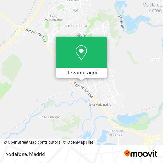 Mapa vodafone