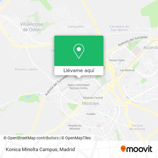 Mapa Konica Minolta Campus