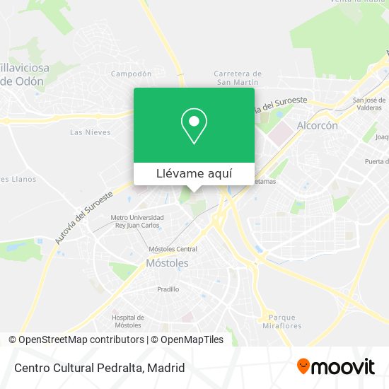 Mapa Centro Cultural Pedralta
