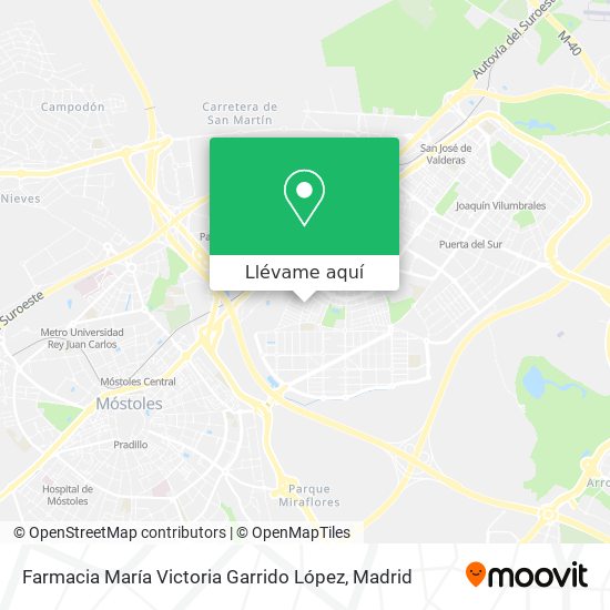 Mapa Farmacia María Victoria Garrido López