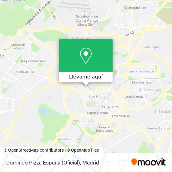 Mapa Domino's Pizza España (Oficial)
