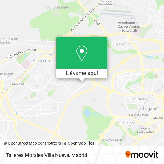 Mapa Talleres Morales Villa Nueva