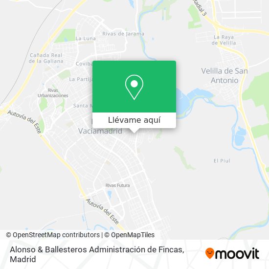 Mapa Alonso & Ballesteros Administración de Fincas