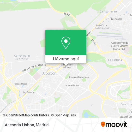 Mapa Asesoria Lisboa