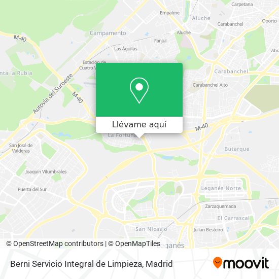 Mapa Berni Servicio Integral de Limpieza