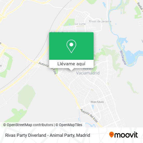 Mapa Rivas Party Diverland - Animal Party