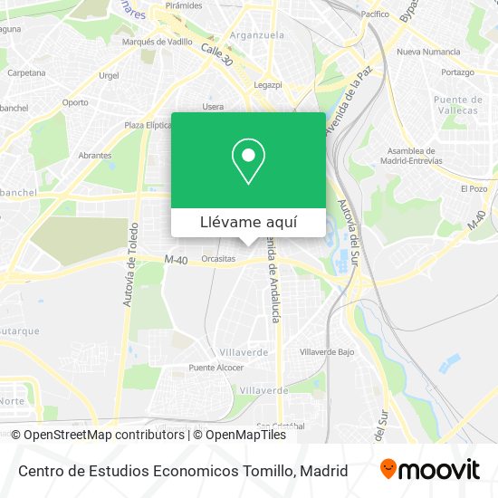 Mapa Centro de Estudios Economicos Tomillo