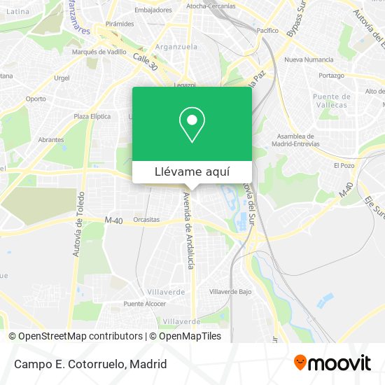 Mapa Campo E. Cotorruelo
